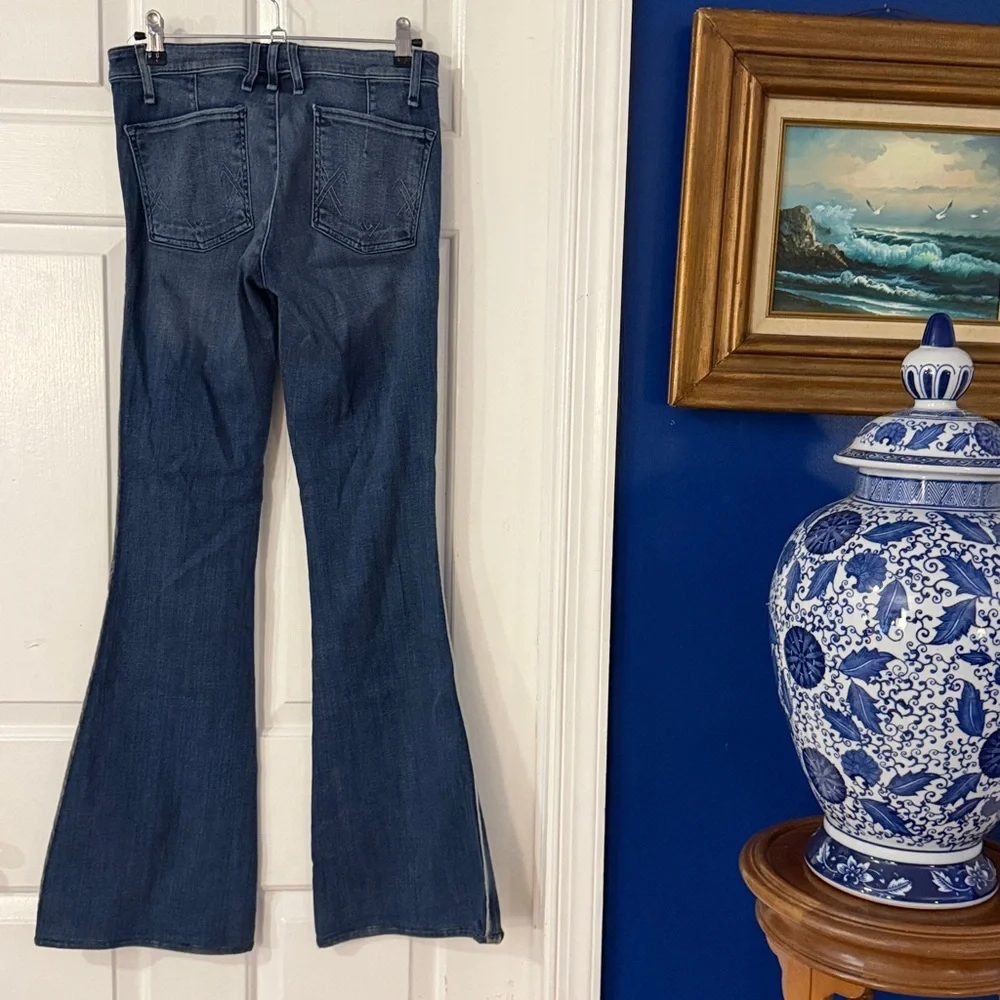 Women’s Anthropologie McGuire Denim Voyage Trouser Flare Jeans Size 25 - Picture 8 of 11